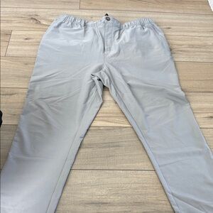 chubbies Light Gray Elastic-Waist Chinos
